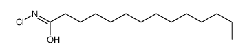 Tetradecanamide, N-chloro- 结构式