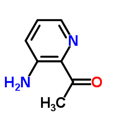2-乙酰基-3-氨基吡啶 结构式