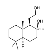 (1R,2R,4aS,8aS)-1-(2-hydroxyethyl)-2,5,5,8a-tetramethyl-3,4,4a,6,7,8-hexahydro-1H-naphthalen-2-ol 结构式
