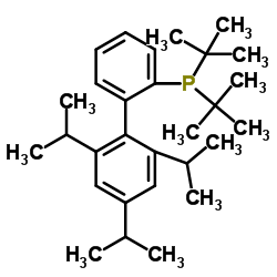 2-二叔丁基膦-2',4',6'-三异丙基联苯 结构式