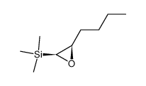顺式-2-(1'-丁基)-1-(三甲基硅基)环氧乙烷 结构式