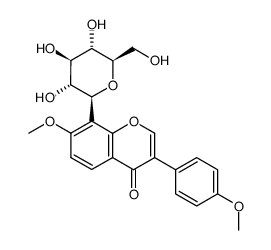 4',7-二-O-甲基葛根素 结构式