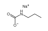 N-丙基氨基甲酸钠 结构式