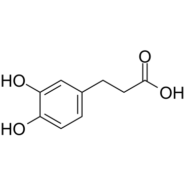 3,4-二羟基苯基丙酸 结构式