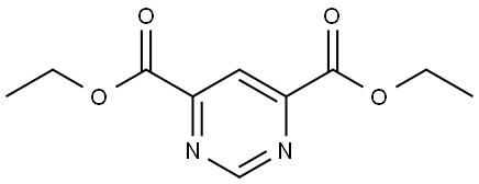 嘧啶-4,6-二甲酸二乙酯 结构式