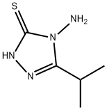 4-氨基-5-异丙基-2H-1,2,4-三唑-3-硫酮 结构式