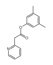 2-吡啶乙酸-3,5-二甲基苯酯 结构式
