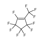 1,3,3,4,4,5,5-七氟-2-(三氟甲基)环戊烯 结构式