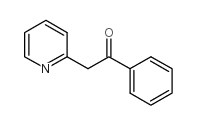 1-苯基-2-吡啶-2-基乙酮 结构式