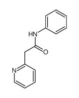 N-苯基-2-吡啶乙酰胺 结构式
