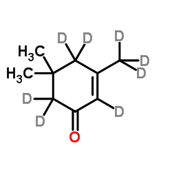 异佛尔酮-D8 结构式