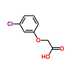 3-氯苯氧基乙酸 结构式