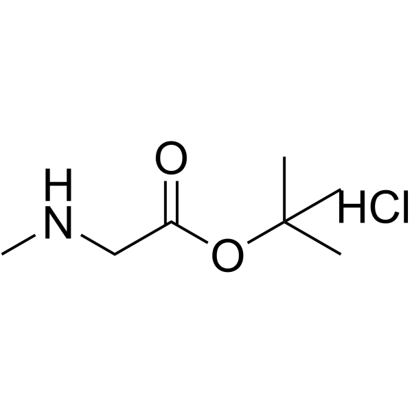 肌氨酸叔丁酯盐酸盐 结构式