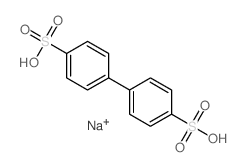 4,4'-联苯二磺酸钠 结构式