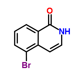5-溴-1(2H)-异喹啉酮 结构式