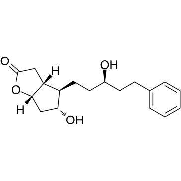 拉坦前列腺素内酯二醇 结构式