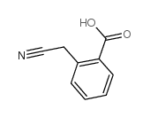 2-(氰基甲基)苯甲酸 结构式