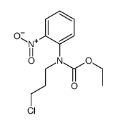 N-(3-氯丙基)-N-(2-硝基苯基)氨基甲酸乙酯 结构式