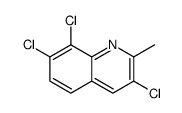 3,7-二氯-8-氯甲基喹啉 结构式