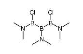 1,3-二氯-1,2,3-三(二甲氨基)三硼烷(5) 结构式