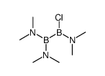 N,N,N',N',N'',N''-六甲基-2-氯-1,1,2-二硼烷(4)三胺 结构式
