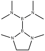 2-{双(二甲氨基)硼基}-1,3-二甲基-1,3,2-二氮杂硼杂环戊烷 结构式