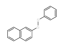 Disulfide,2-naphthalenyl phenyl 结构式