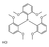 三(2,6-二甲氧基苯基)膦盐酸盐 结构式