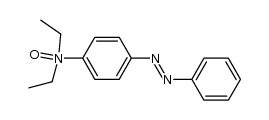 N,N-二乙基-4-苯基偶氮苯胺 N-氧化物 结构式
