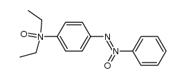 Benzenamine, N,N-diethyl-4-(2-oxido-2-phenyldiazenyl)-, N-oxide 结构式