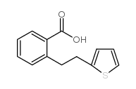 2-[2-(2-噻吩基)乙基]苯甲酸 结构式