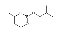2-异丁氧基-4-甲基-1,3,2-二氧杂硼杂环戊烷 结构式