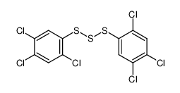 双(2,4,5-三氯苯基)三硫化物 结构式