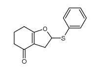 4(2H)-Benzofuranone, 3,5,6,7-tetrahydro-2-(phenylthio)- 结构式