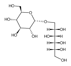 1-O-α-D-吡喃葡萄糖基-D-葡萄糖醇 结构式
