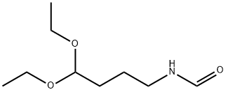 N-(4,4-二乙氧基丁基)-甲酰胺 结构式