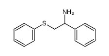 (αR)-α-[(Phenylthio)methyl]benzenemethanamine 结构式