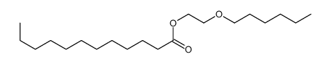 2-(hexyloxy)ethyl laurate 结构式