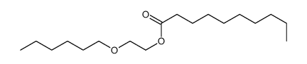 癸酸-2-(己氧基)乙酯 结构式