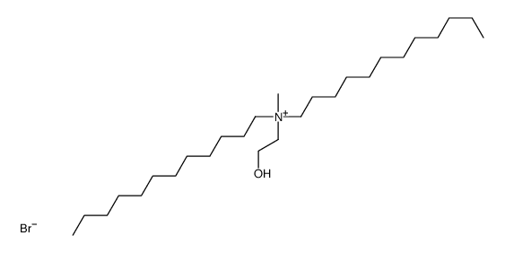 N-十二烷基-N-(2-羟乙基)-N-甲基-1-十二烷铵溴化物 结构式