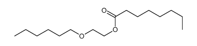 Octanoic acid, 2-(hexyloxy)ethyl ester 结构式