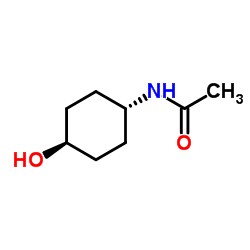 反-4-乙酰氨基环己醇 结构式