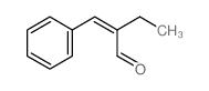 α-乙基肉桂醛 结构式