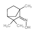 (NE)-N-(2,2,4-trimethyl-3-bicyclo[2.2.1]heptanylidene)hydroxylamine 结构式