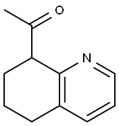 8-乙酰基-5,6,7,8-四氢喹啉 结构式