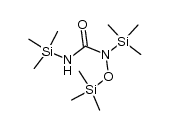 N-(三甲基硅氧基)-N,N'-双(三甲基硅基)脲 结构式