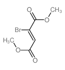 2-Butenedioic acid,2-bromo-, 1,4-dimethyl ester, (2Z)- 结构式