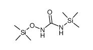 N-(三甲基硅氧基)-N'-(三甲基硅基)脲 结构式