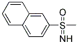 S-甲基-S-(2-萘基)亚磺酰亚胺 结构式