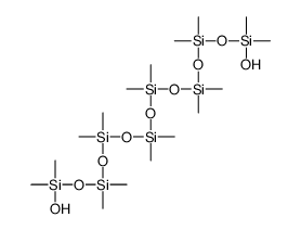 十六甲基-1,15-二羟基八硅氧烷 结构式